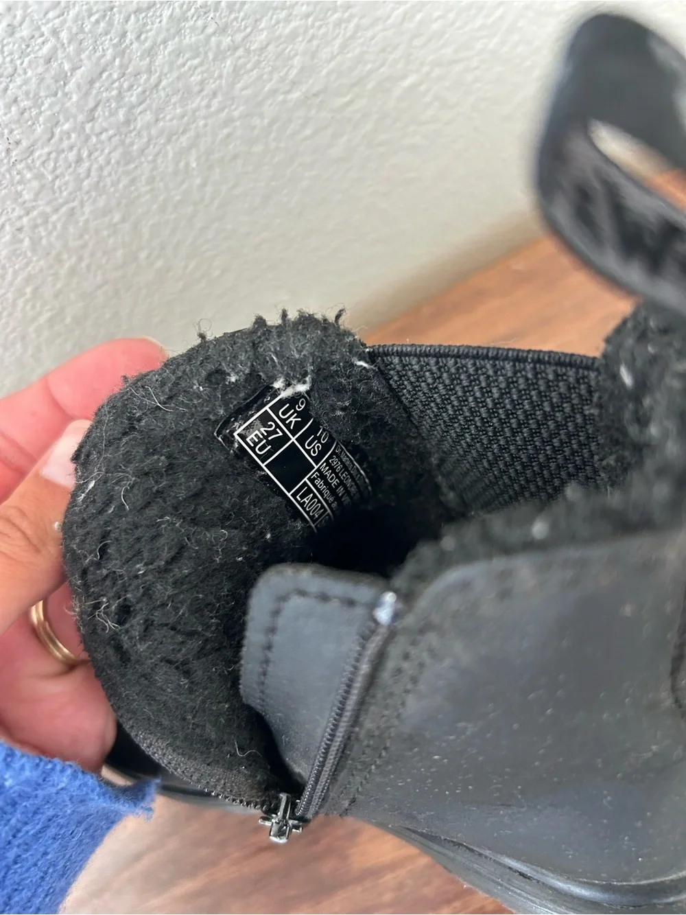 Black Chelsea Style Kids Boots